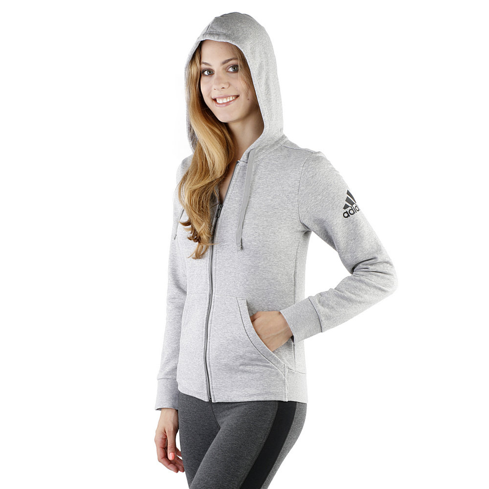 BLUZA ADIDAS ESSENTIALS 3S FULL ZIP MP3 HOODIE L Zdjęcie