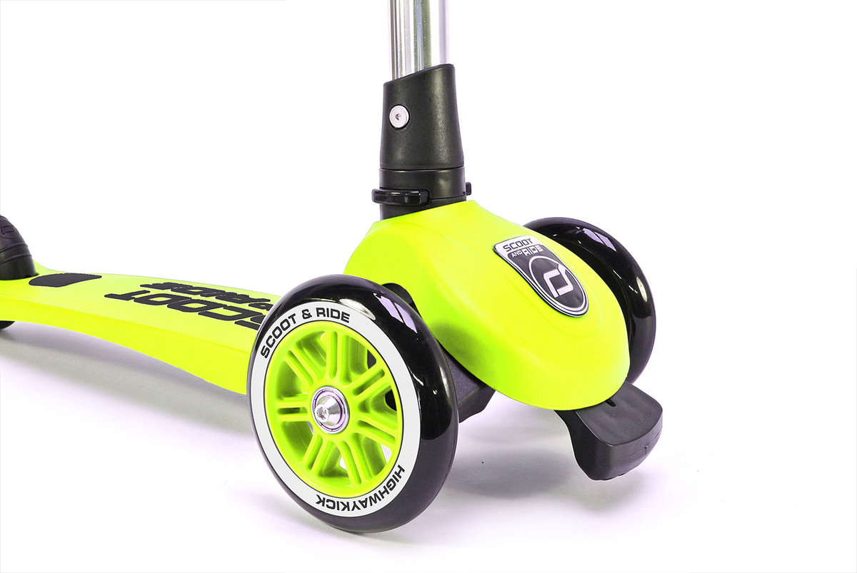 Scoot&Ride, hulajnoga trójkołowa Highwaykick 3, limonkowa Scoot and Ride Sklep Scoot&Ride, hulajnoga trójkołowa Highwaykick 3, limonkowa Scoot and Ride Sklep