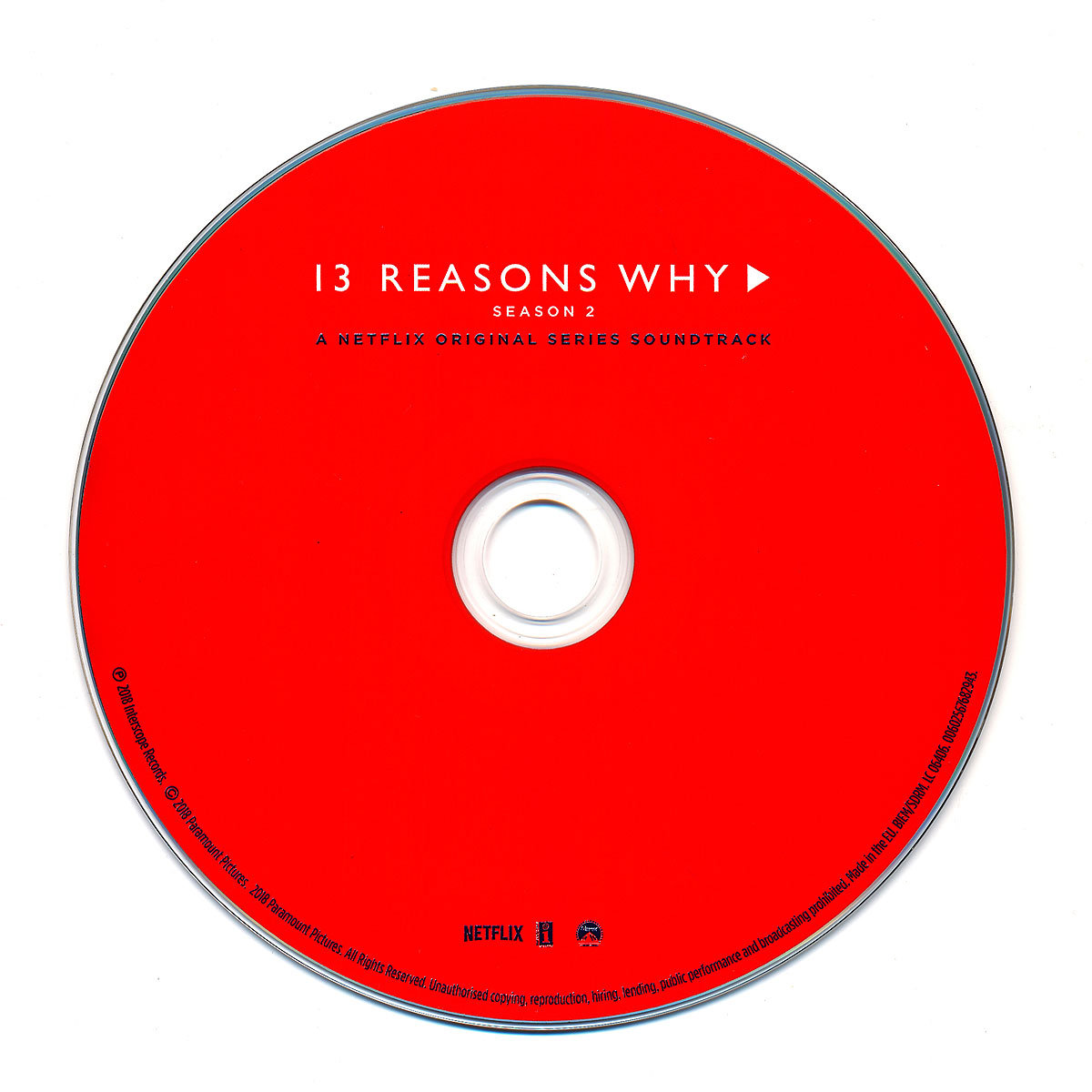 13 Reasons Why Season 2 A Netflix Original Series Soundtrack Various Artists Muzyka Sklep 