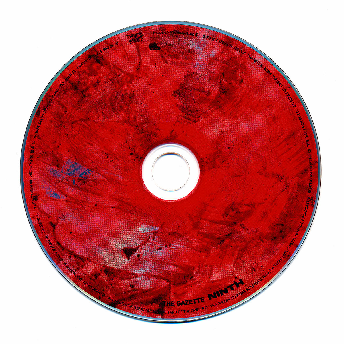 ★サイン入り★CD+Blu-ray　the GazettE　NINTH the GazettE NINTH Blu-ray CD アルバム