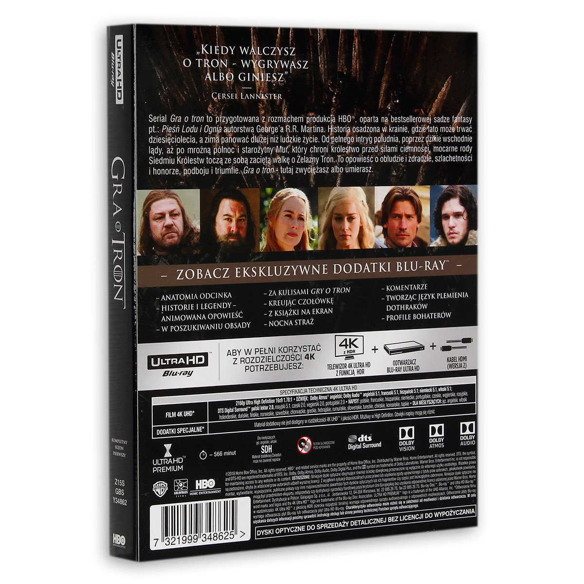 Sezon 1 Odcinek 1 Gra O Tron Gra o Tron. Sezon 1 Blu-ray Disc - Podeswa Jeremy | Filmy Sklep EMPIK.COM