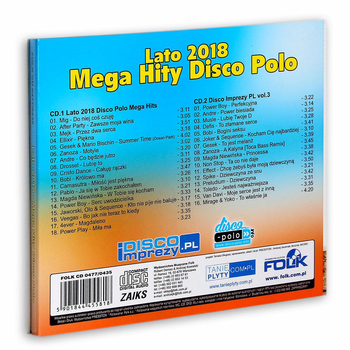 Lato 2018. Mega Hity Disco Polo - Various Artists | Muzyka Sklep EMPIK.COM