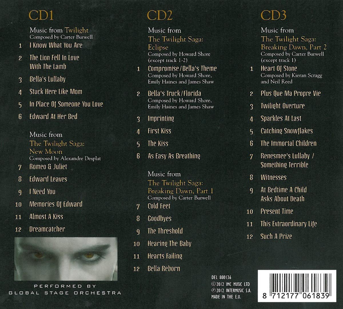 The Twilight Saga Movies (Soundtrack) - Global Stage