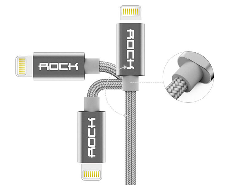Kabel USB Lightning iPhone, iPad, iPod ROCK, 1.8 m Kabel USB Lightning iPhone, iPad, iPod ROCK, 1.8 m