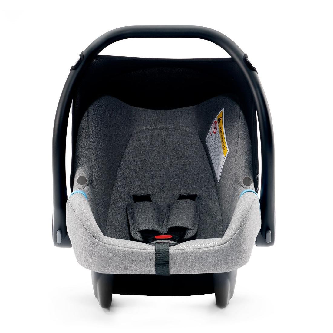 Kinderkraft Mink FX autostoelbasis, Isofix-basis, compatibel met Mink PRO i- Size, 40-75 cm, snelle installatie, correcte installatie-indicatoren, zwart