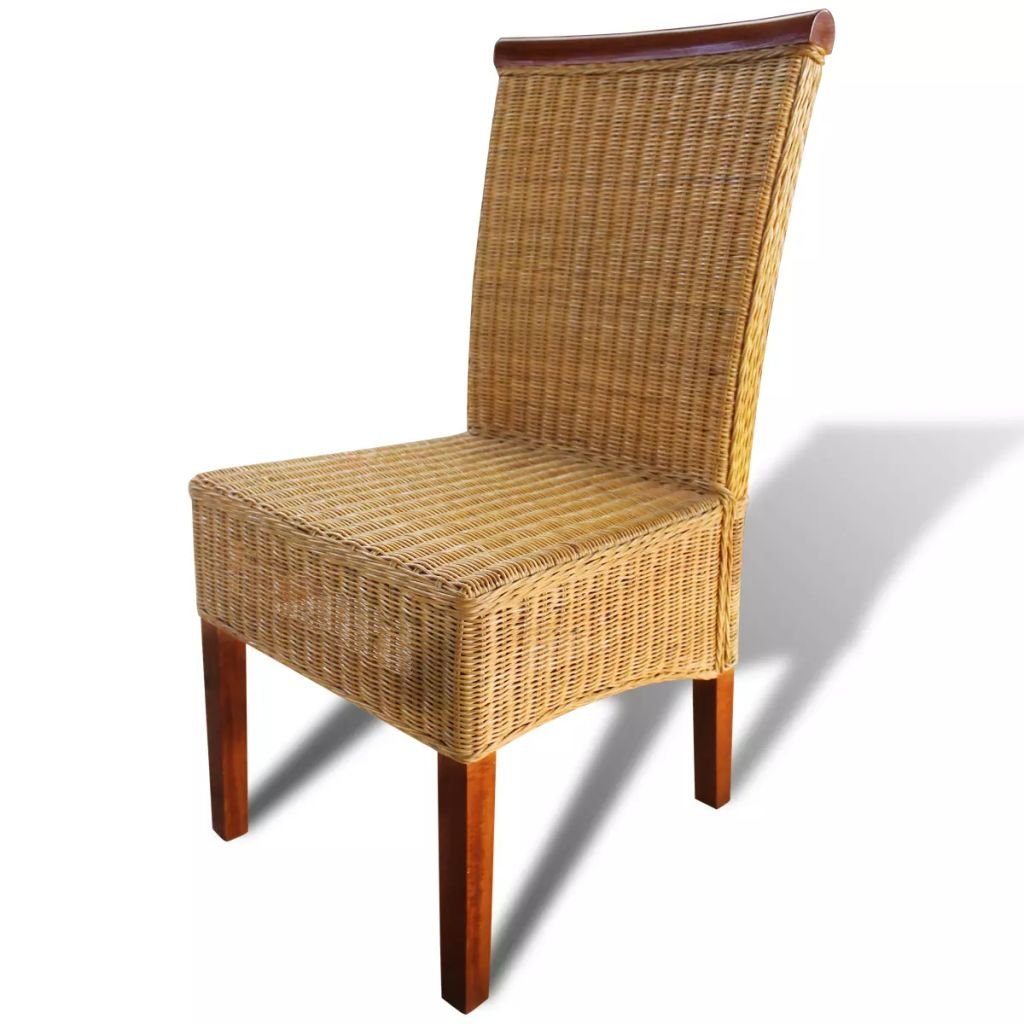 Плетеные обеденные стулья