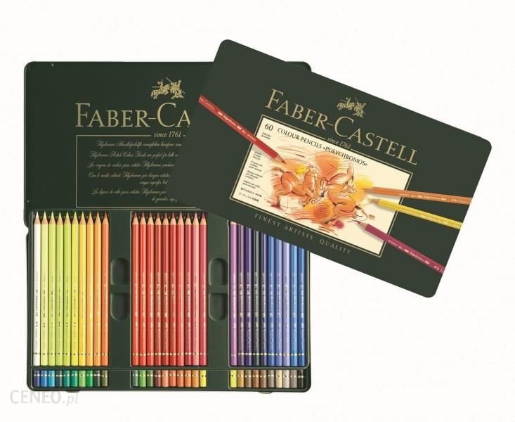 Faber-Castell, kredki ołówkowe, Polychromos, 60 kolorów - Faber