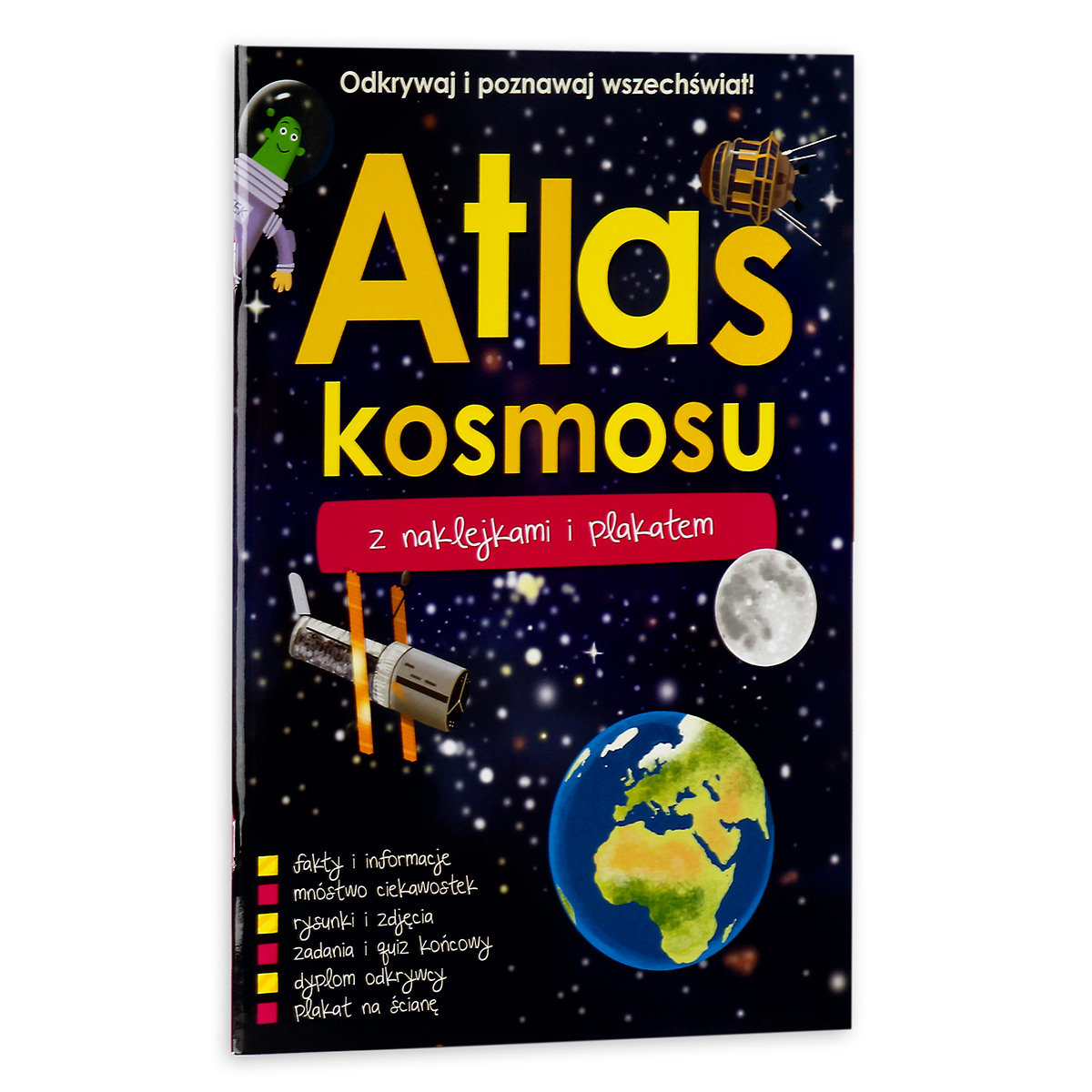 Atlas Kosmosu Z Naklejkami I Plakatem