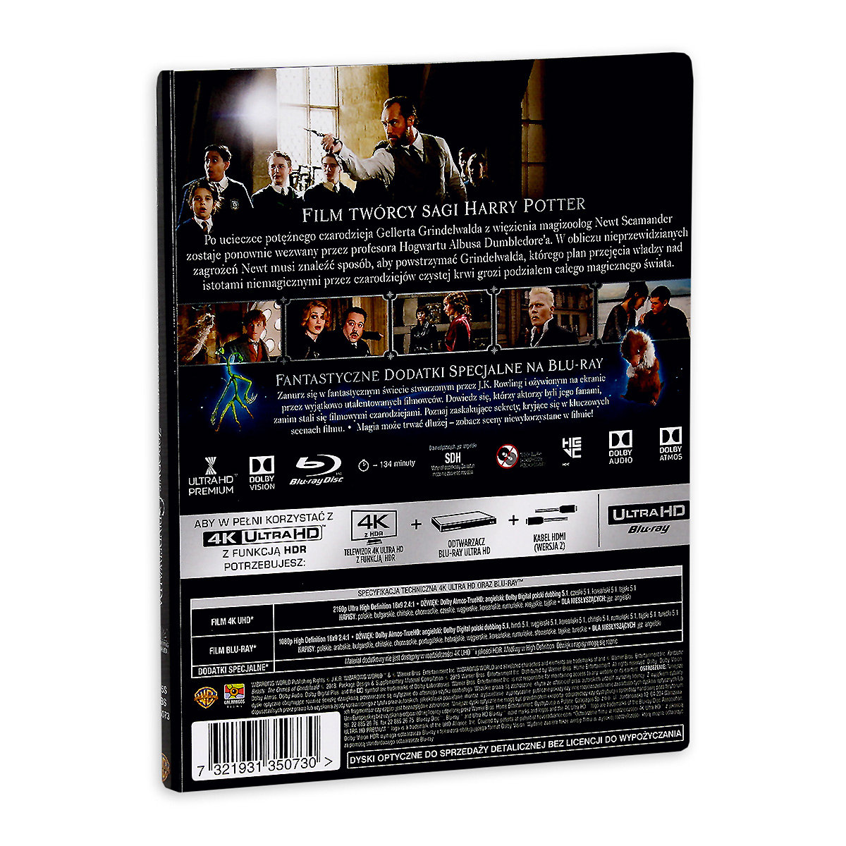 Fantastyczne Zwierzęta: Zbrodnie Grindelwalda 4K ( Ultra HD Blu-ray