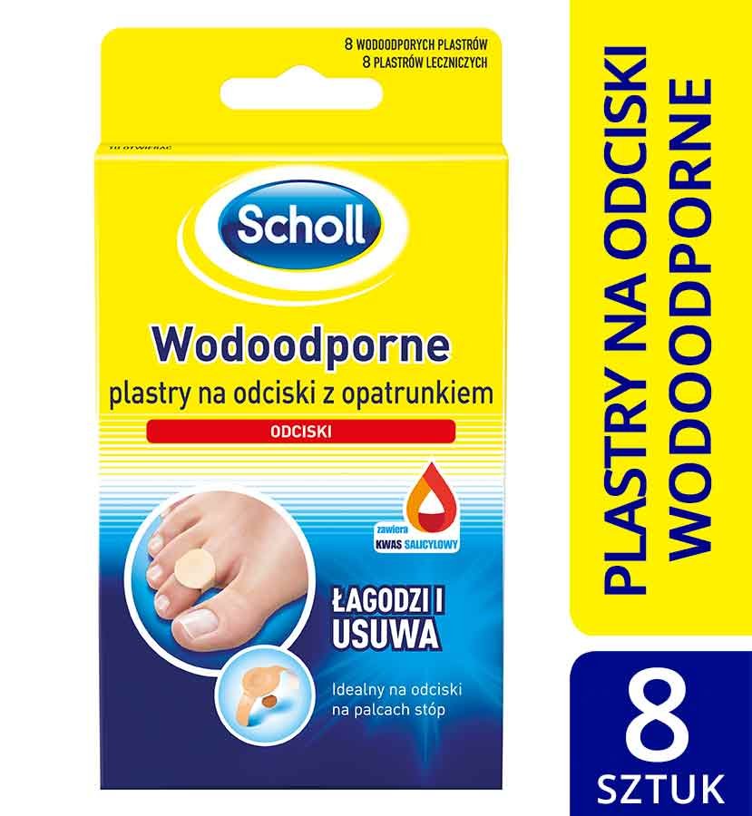 Scholl, wodoodporne plastry na odciski na stopach, 8 szt. | Sklep EMPIK.COM