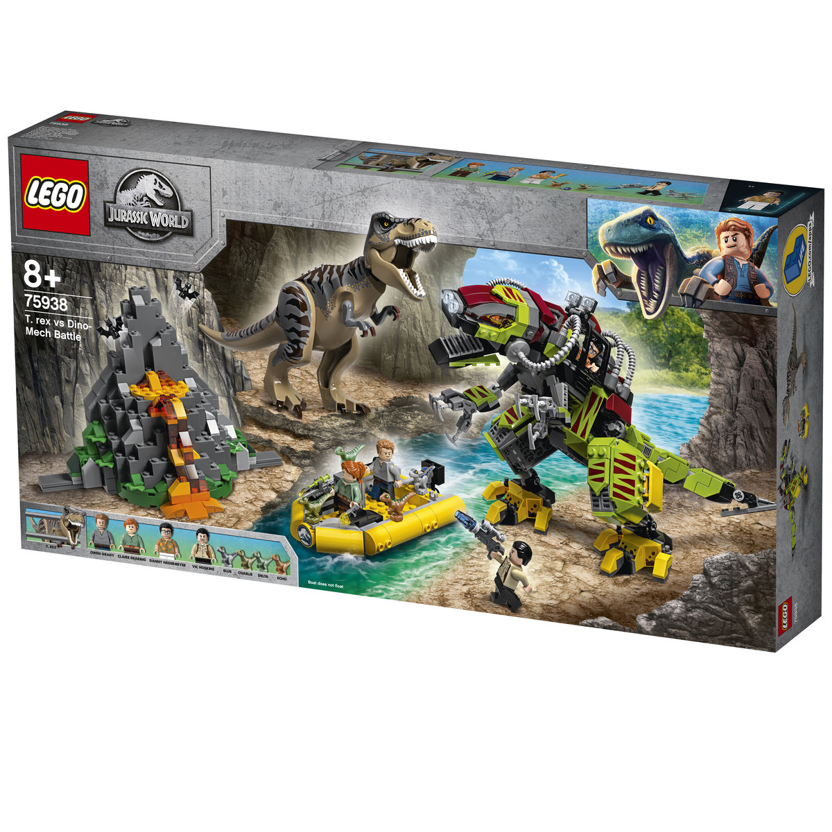 Lego Jurassic World Klocki Tyranozaur Kontra Mechaniczny Dinozaur 75938 Lego Sklep Empik Com