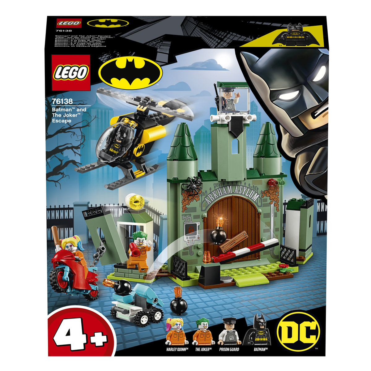 LEGO DC Batman, klocki Batman i ucieczka Jokera, 76138 - LEGO | Sklep  