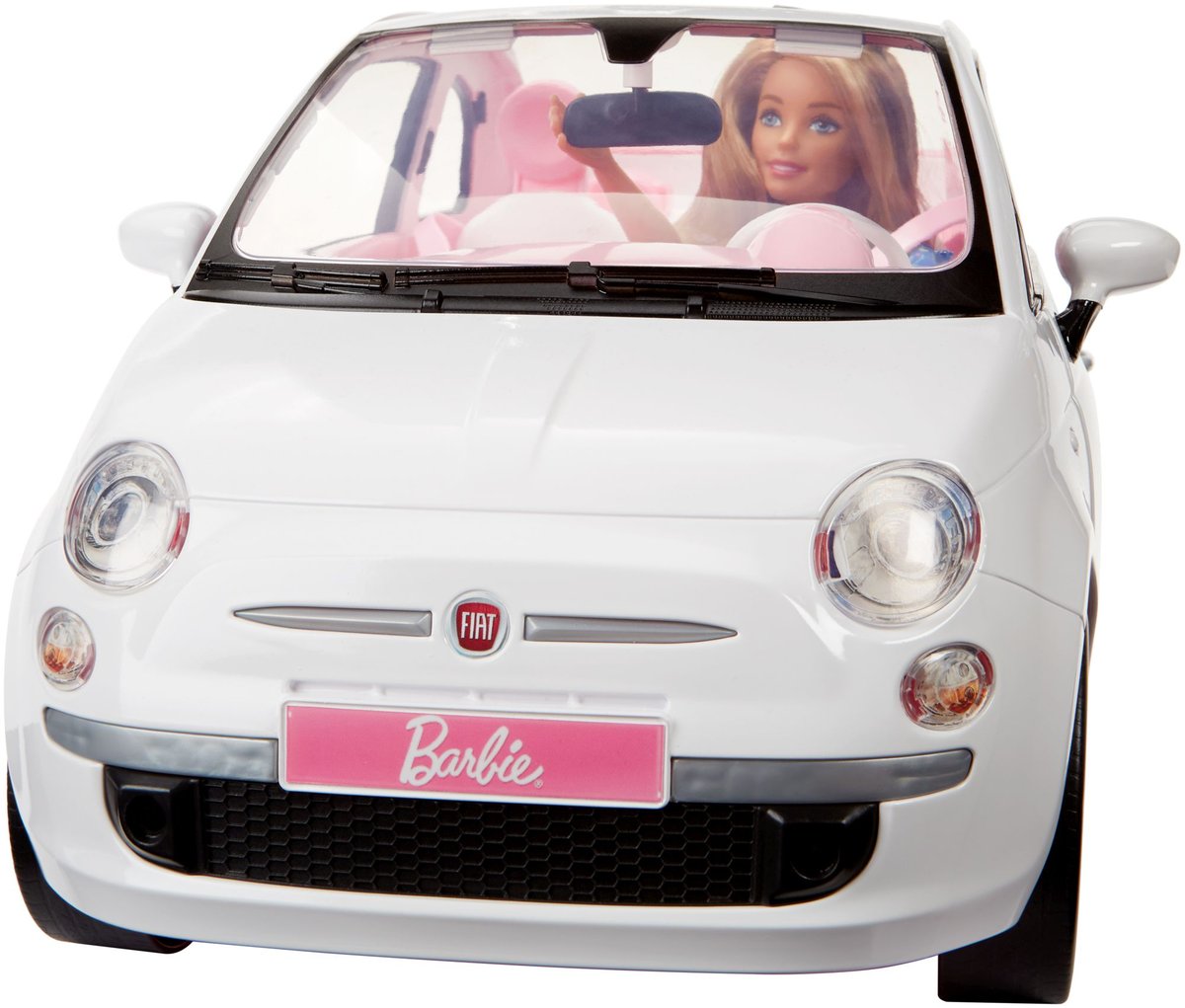 Barbie, lalka z samochodem Fiat, FVR07 Barbie Sklep