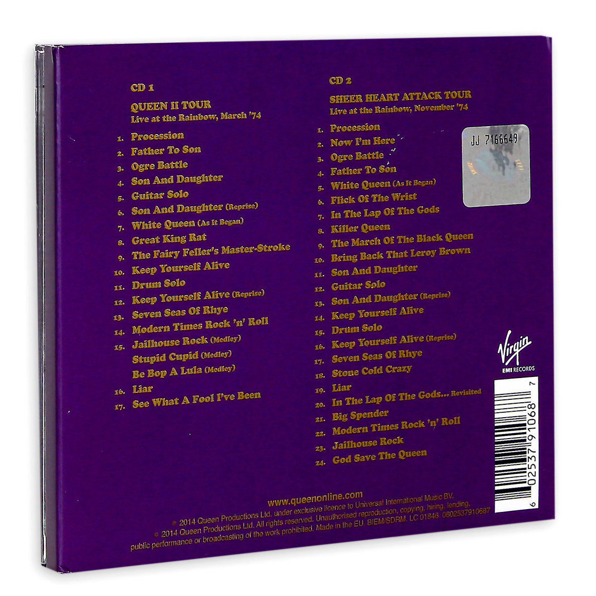 Queen Live at the Rainbow,74 デラックスエディション Live At The Rainbow '74 (Deluxe Edition) - Queen | Muzyka