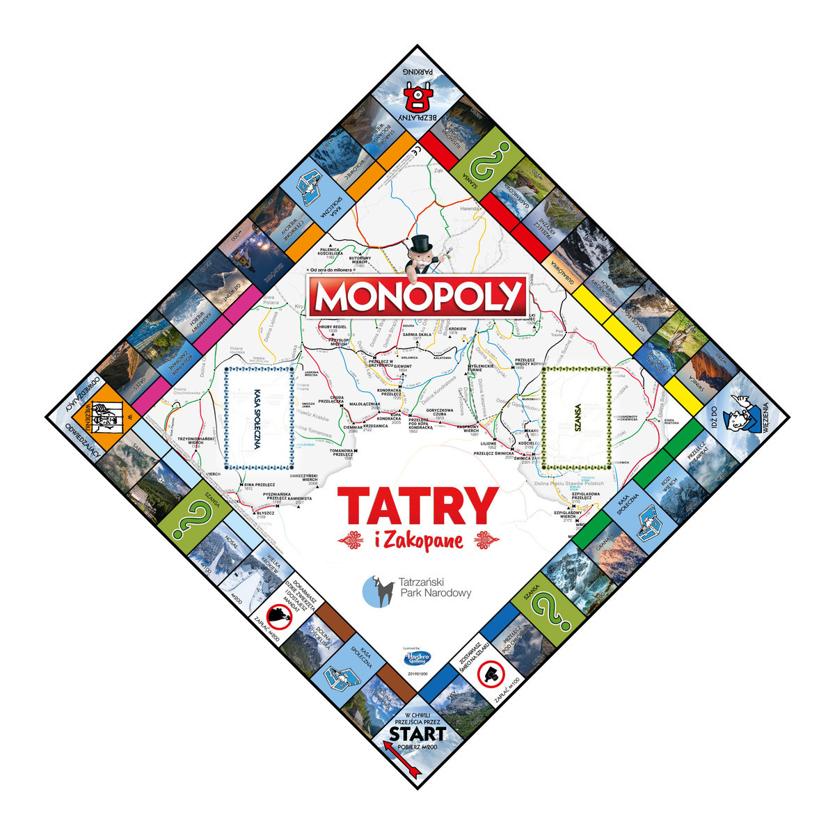 Monopoly Gra Strategiczna Monopoly Tatry I Zakopane Hasbro Sklep Empik Com