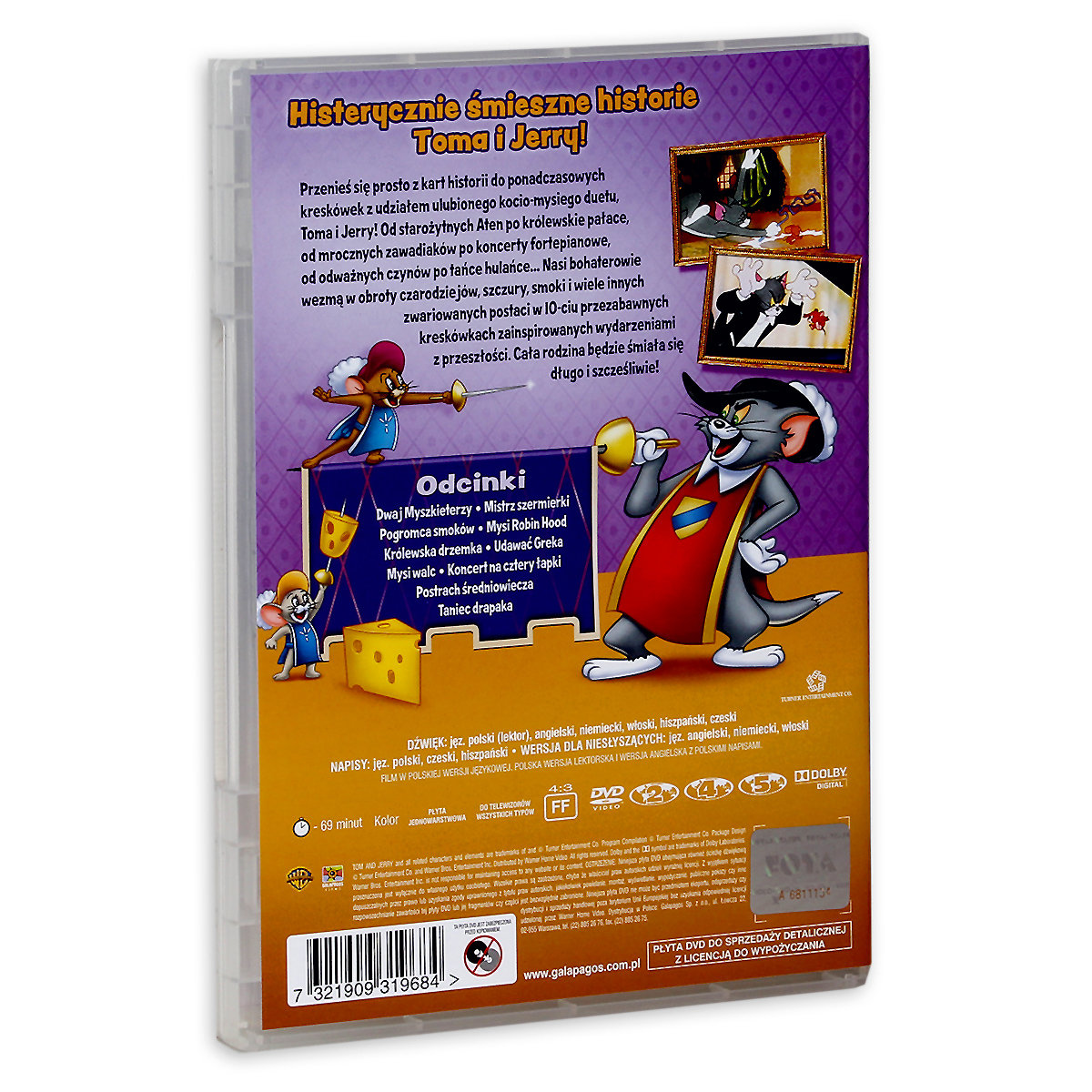 Tom i Jerry Pierwsze potyczki DVD Various Directors Filmy Sklep