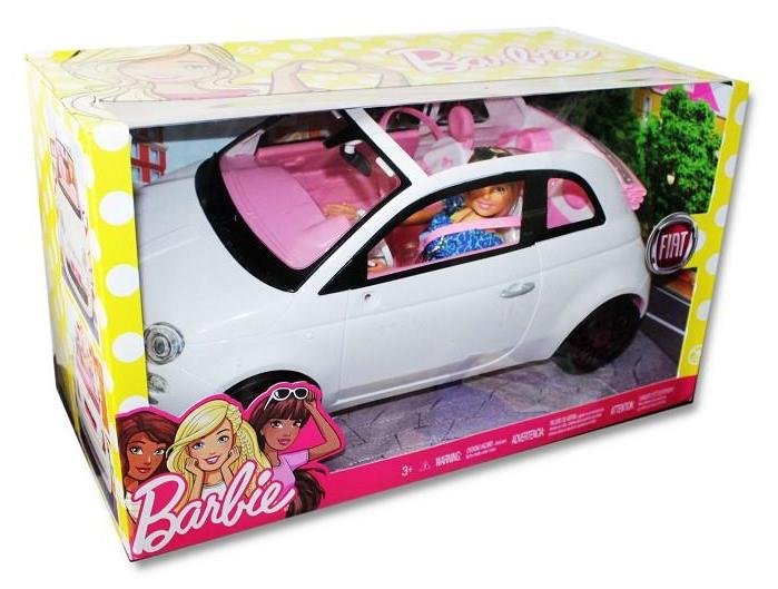 Barbie, lalka z samochodem Fiat, FVR07 Barbie Sklep