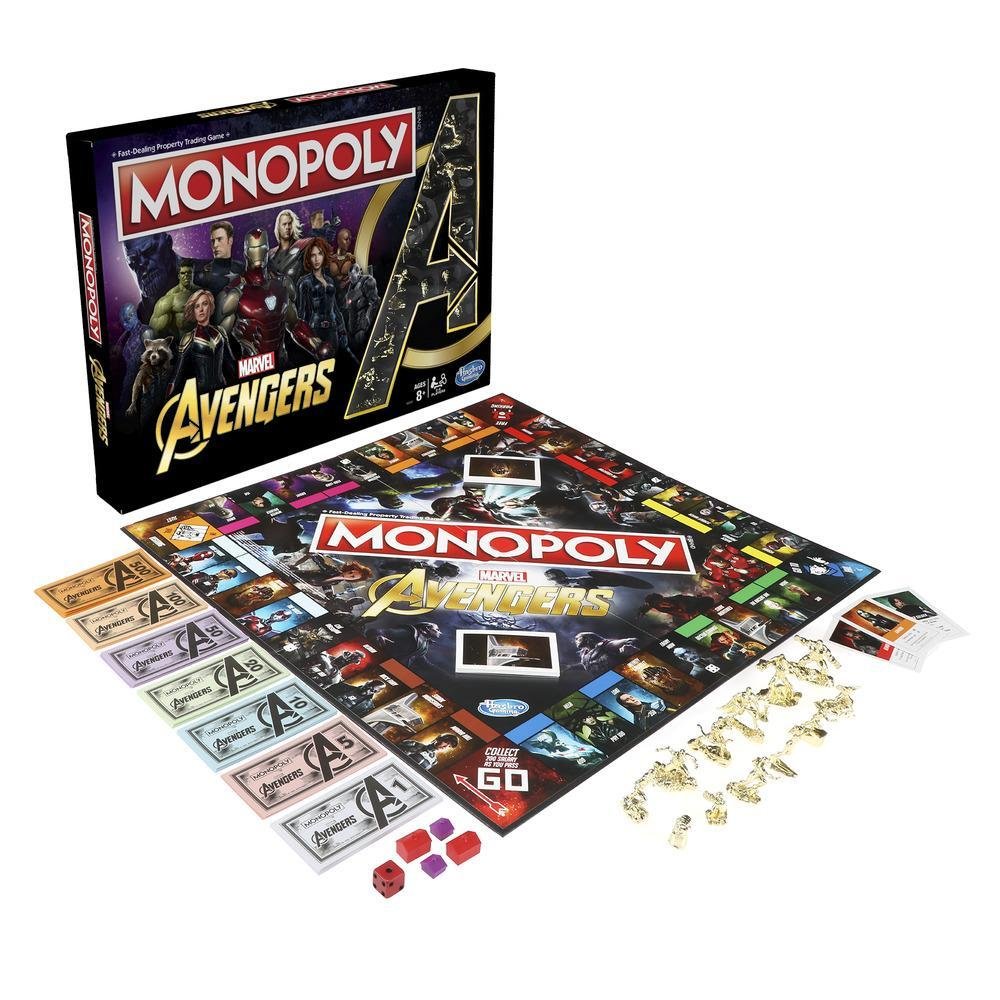 MONOPOLY MARVEL AVENGERS/モノポリー アベンジャーズ Monopoly Avengers Game : Amazon.pl: Zabawki