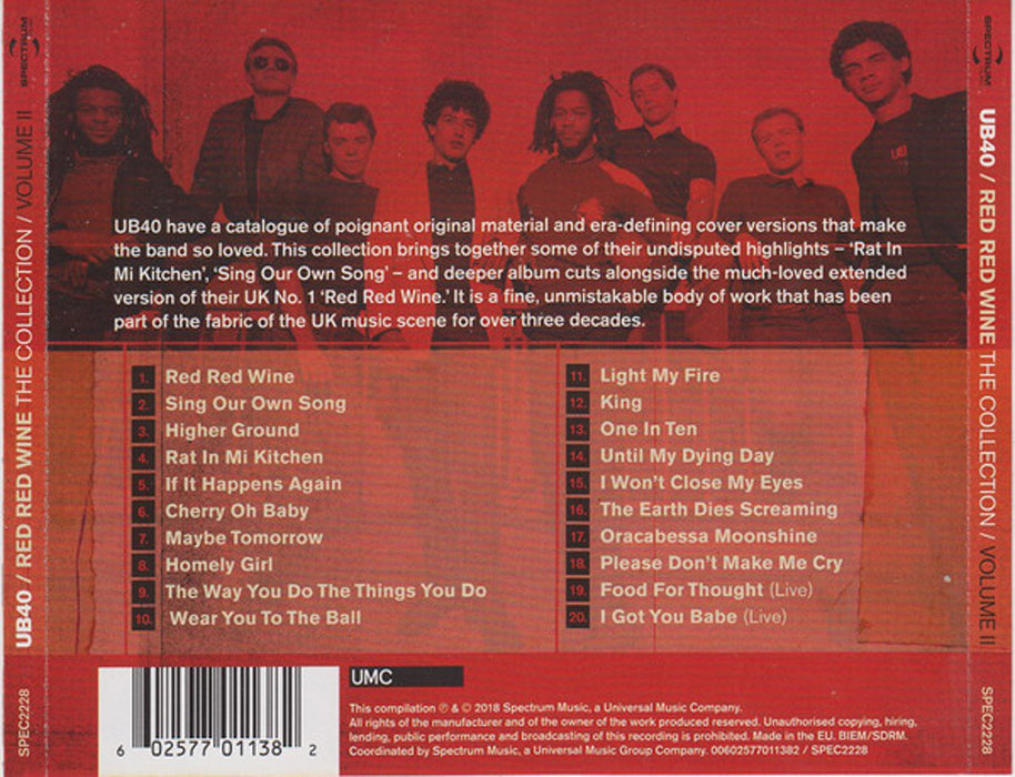 英LP Various Red Red Wine - Volume Two TBL116 DOWNTOWN /00260 Red Red Wine – Vinyl (LP, Compilation, Mono), 1969 [r1118957