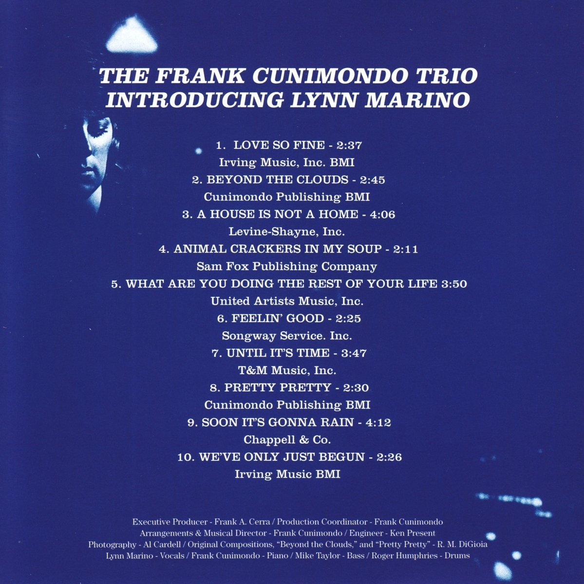 USオリジナル重量盤】Frank Cunimondo Trio / Introducing Lynn Marino 