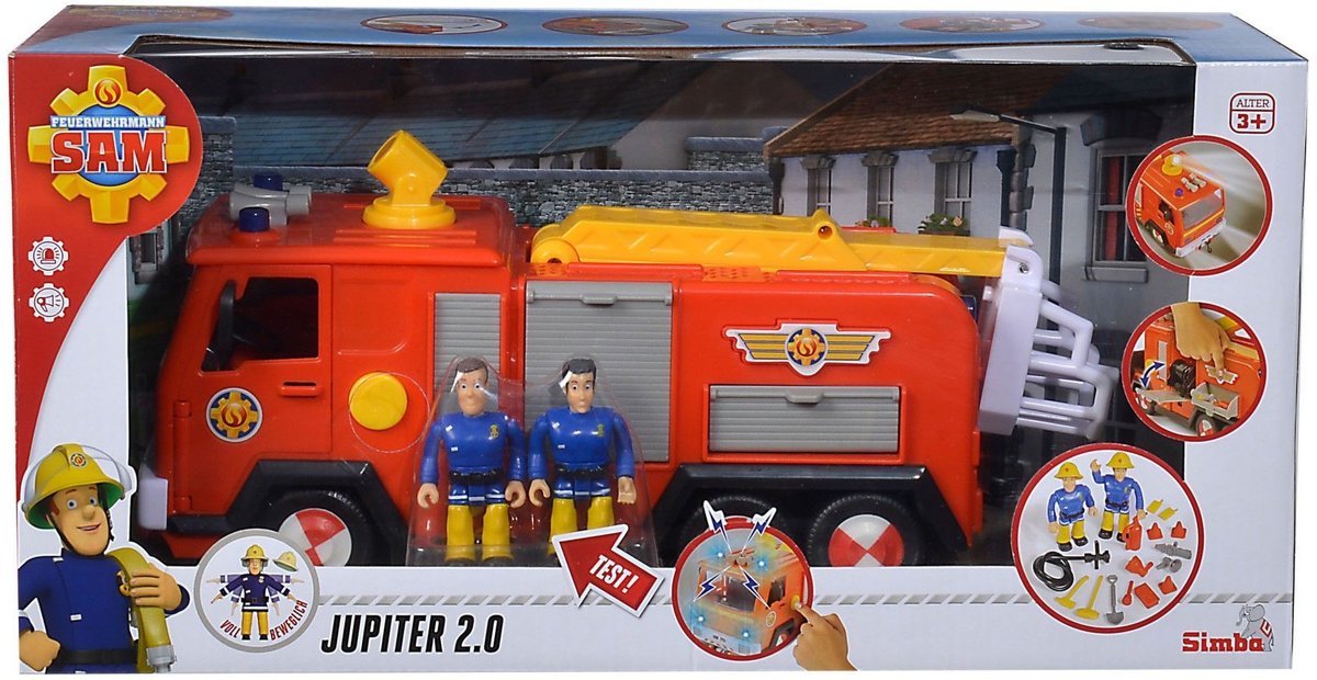 Strażak Sam, Remiza i wóz strażacki Jupiter, zestaw