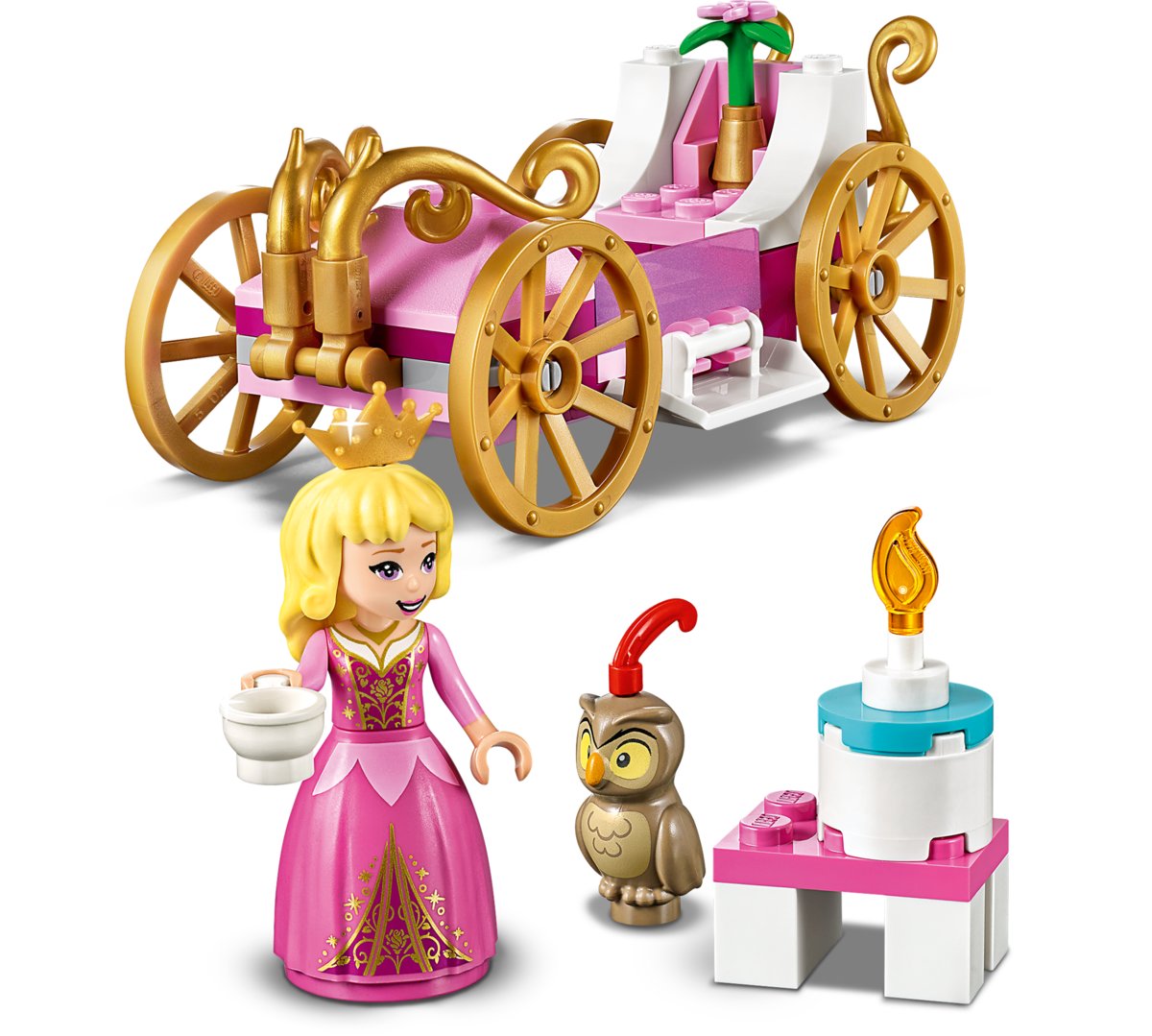 Klocki Lego Od 3 Lat LEGO Disney Princess, klocki Królewska Karoca Aurory, 43173 - LEGO