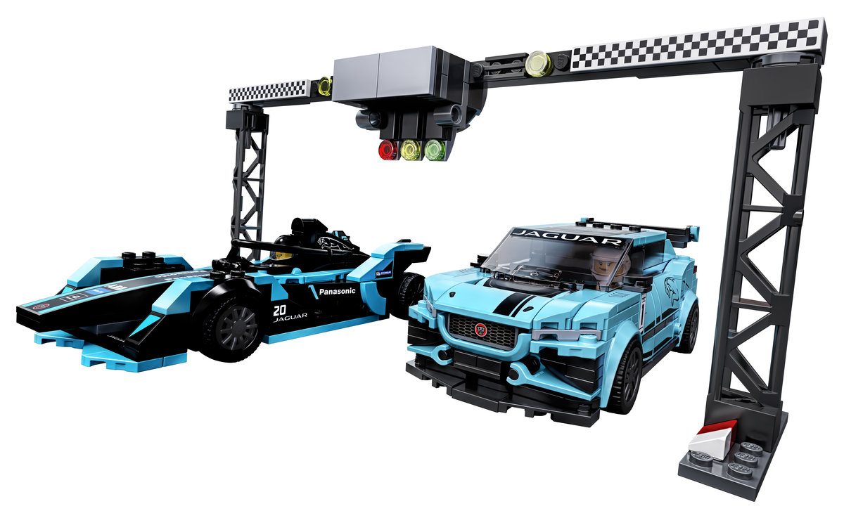 LEGO Speed Champions, klocki, Formula E Panasonic Jaguar Racing