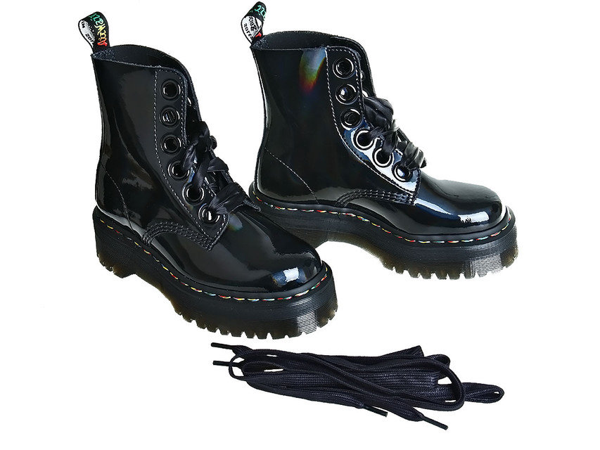 doc martens molly rainbow