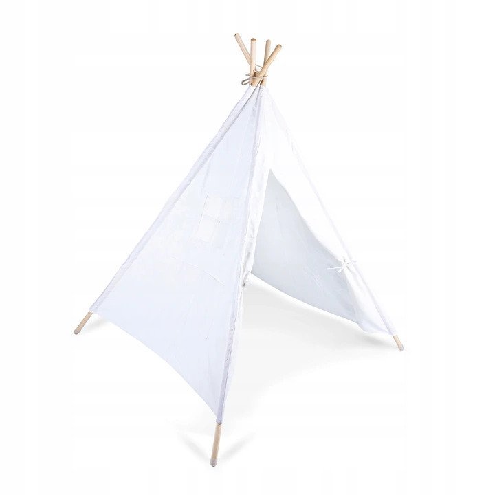 Pan Patyk, tipi dla dzieci Wigwam Teepee Iglo Pan Patyk Namiot Tipi, PlayTo, szaro różowy PlayTo | Sklep EMPIK.COM