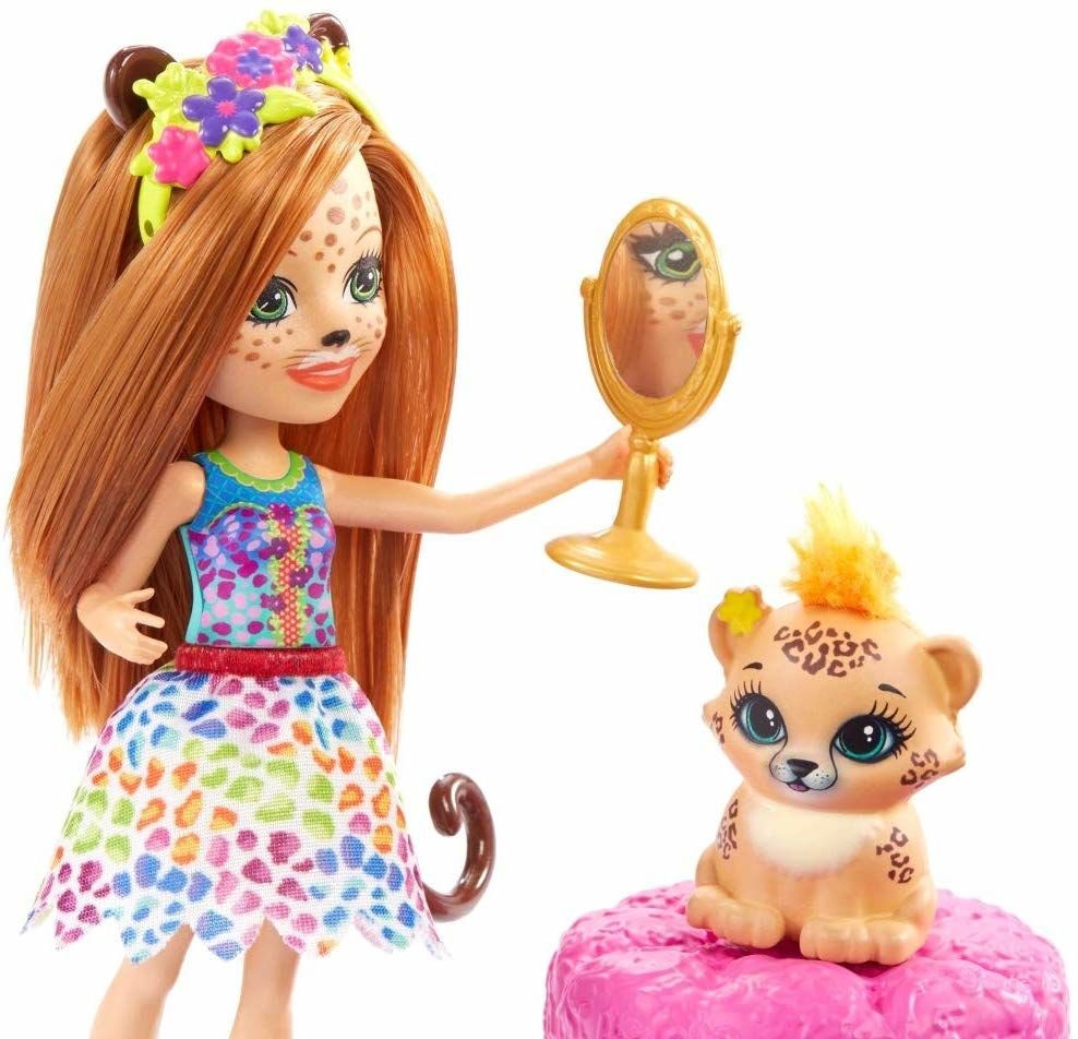Enchantimals, lalka Cheetah Cherish i Quick-Quick Wesołe przebieranki ...