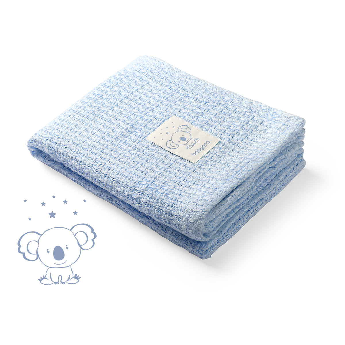 Lionelo Bamboo Swaddle Blue Denim — otulacz dla dziecka