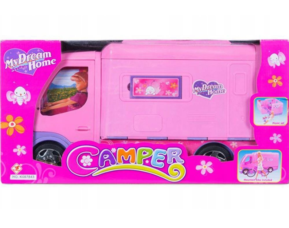 Auto Kamper 50 cm dla lalek Barbie Monster High Norimpex