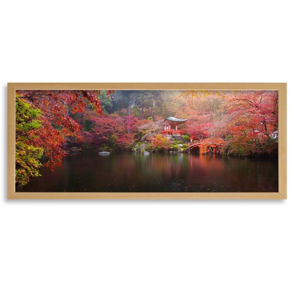 Obraz w ramie naturalnej FEEBY, Japonia w kolorach jesieni ...