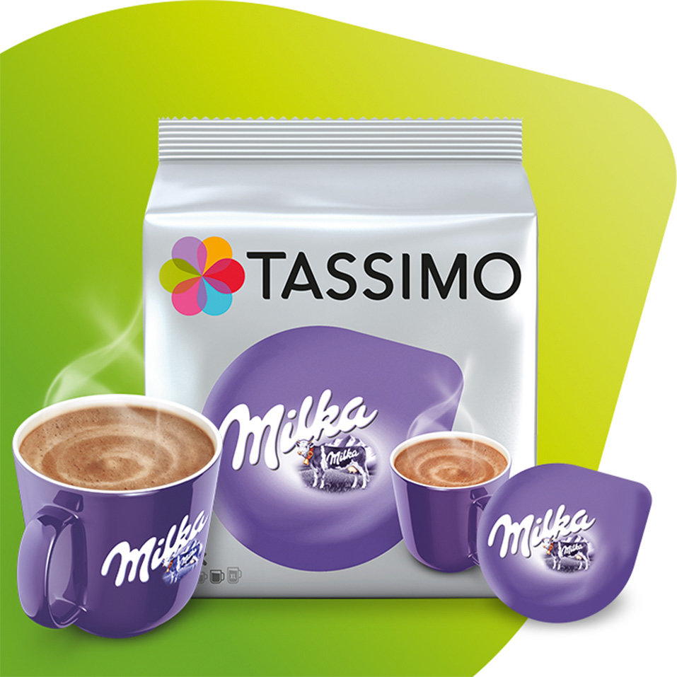 Кофе милка. Тассимо Милка капсулы. Tassimo Milka капсулы. Кофе Tassimo Milka. Капсулы Милка для кофемашины.