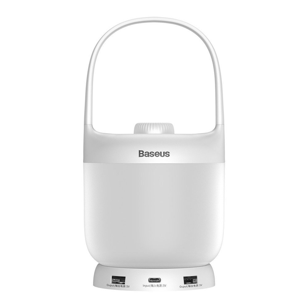 Baseus Moon Bezprzewodowa Lampa Lampka Nocna Led Latarka 3 Barwy Białego światła Biały Dgyb 02 Baseus Sklep Empik Com