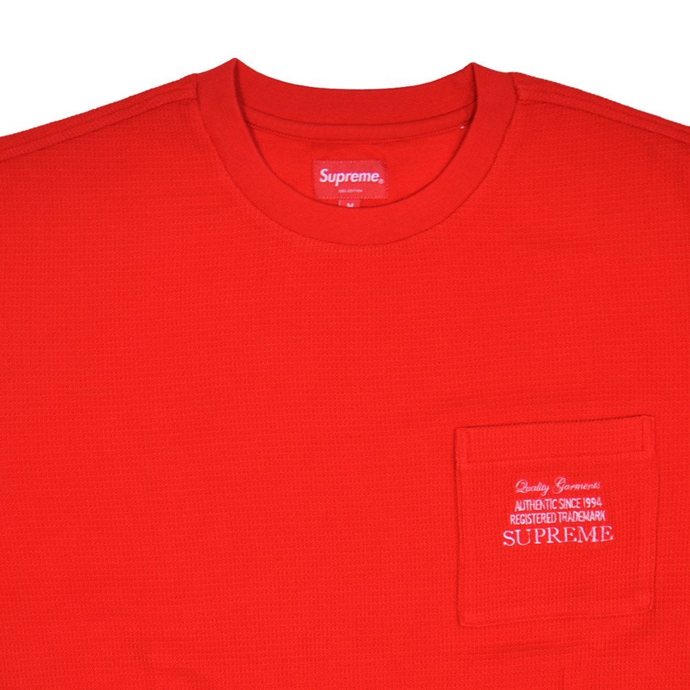 supreme waffle pocket tee