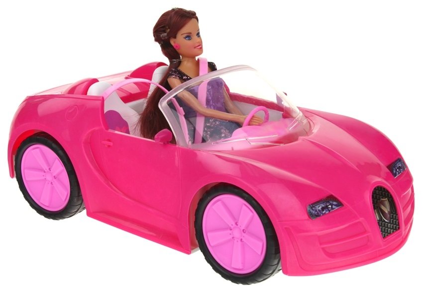 Urwiskowo, samochód dla lalek Cabriolet z lalką Barbie