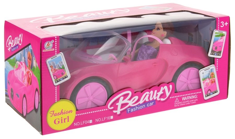 Urwiskowo, samochód dla lalek Cabriolet z lalką Barbie