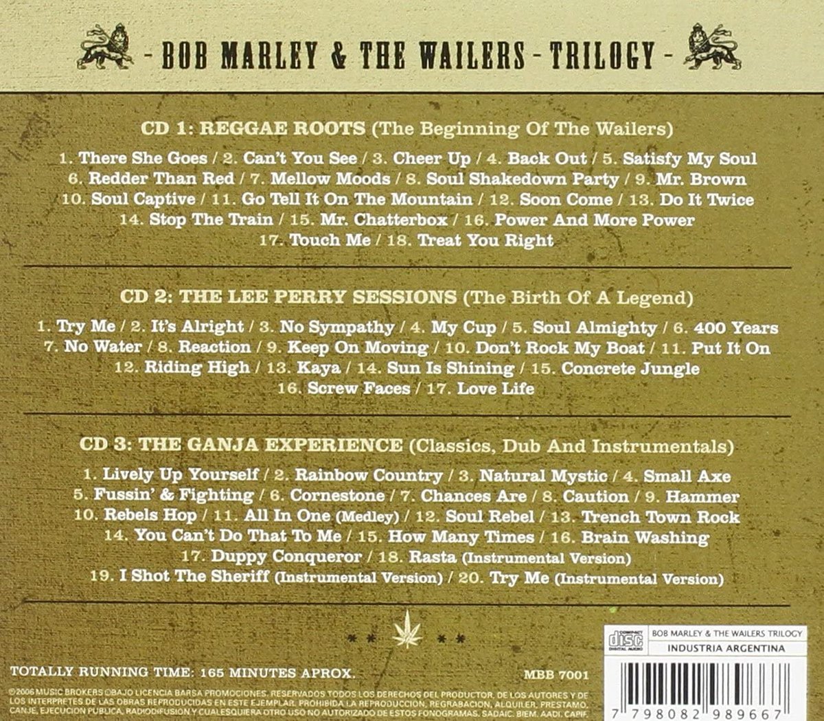 Trilogy - Bob Marley And The Wailers | Muzyka Sklep EMPIK.COM