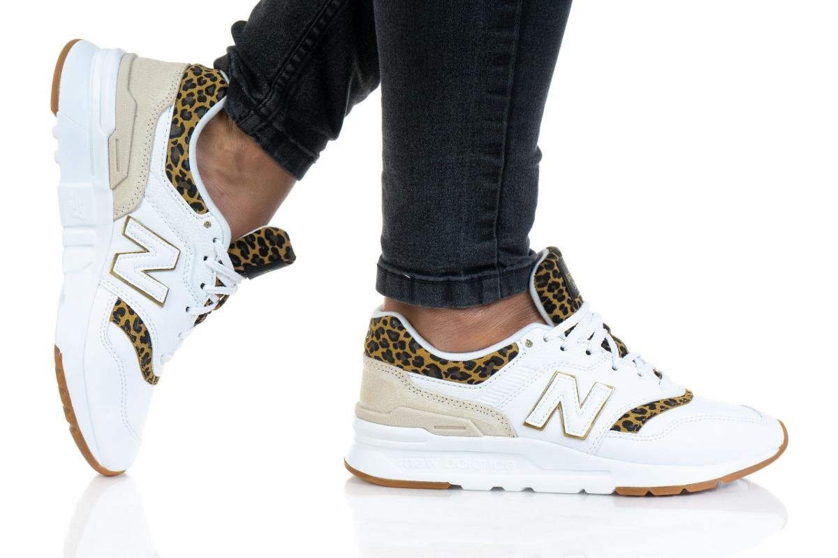 New Balance Women's CW997HCJ White/Leopard-Gum Sole - 819071-50-3 | Sneaker District