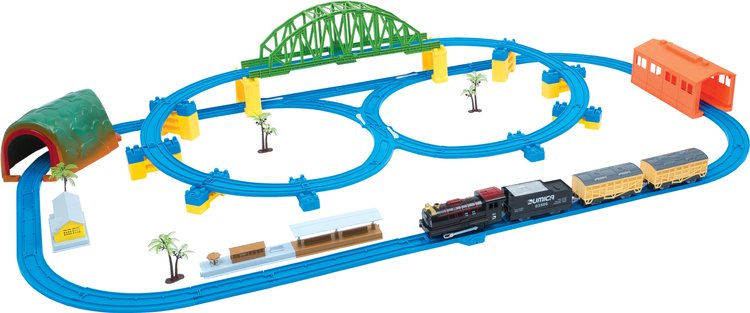 Dumica, kolejka na baterie, Zestaw Deluxe, High Speed Train - Dumel | Sklep  EMPIK.COM
