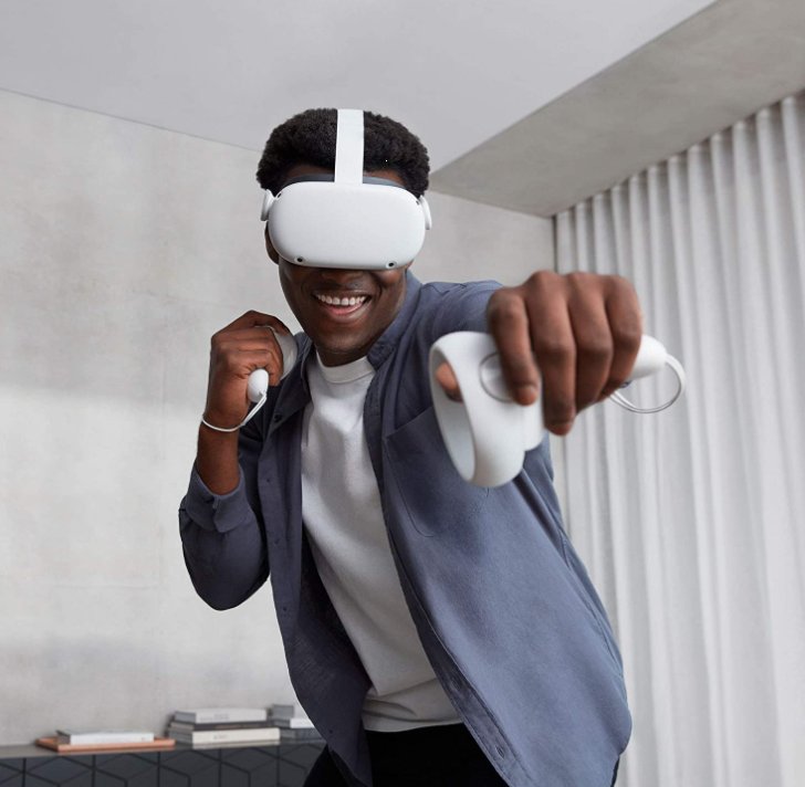 Oculus Quest 2 64GB GOGLE VR OKULARY + 2 KONTROLERY - Oculus