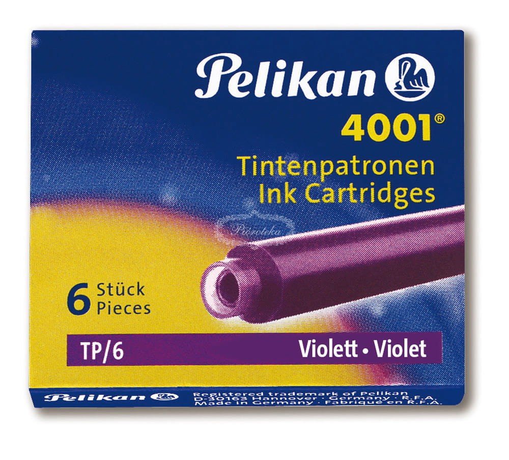 Cartucce Inchiostro Pelikan 4001 - Colore Nero, Confezione Da 6 Pezzi, Per Penne Stilografiche - 3