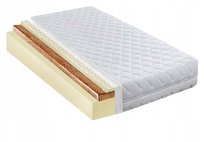160X200 MATERAC PIANKOWY Z KOKOSEM I LATEKSEM PL
