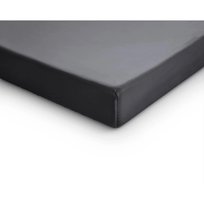 160x200 prześcieradło dzielone na materac nawierzchniowy satyna bawełniana Anthracite