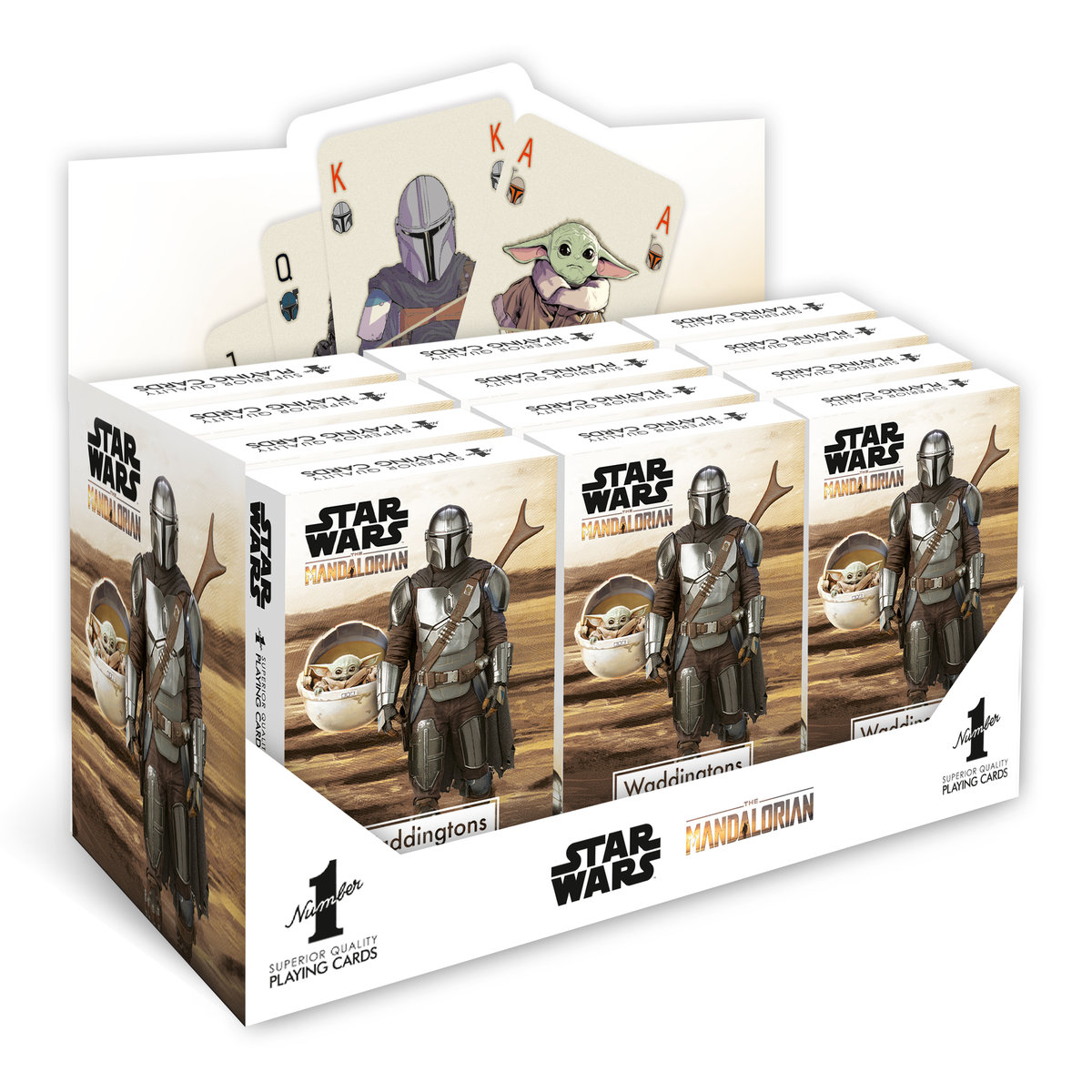 STAR WARS MANDALORIAN GRA KARTY UNO gra rodzinna - Stan: nowy 40