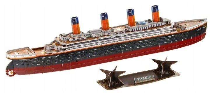 TITANIC パズル Cubic Fun, puzzle 3D LED Titanic - Cubic Fun | Sklep EMPIK.COM