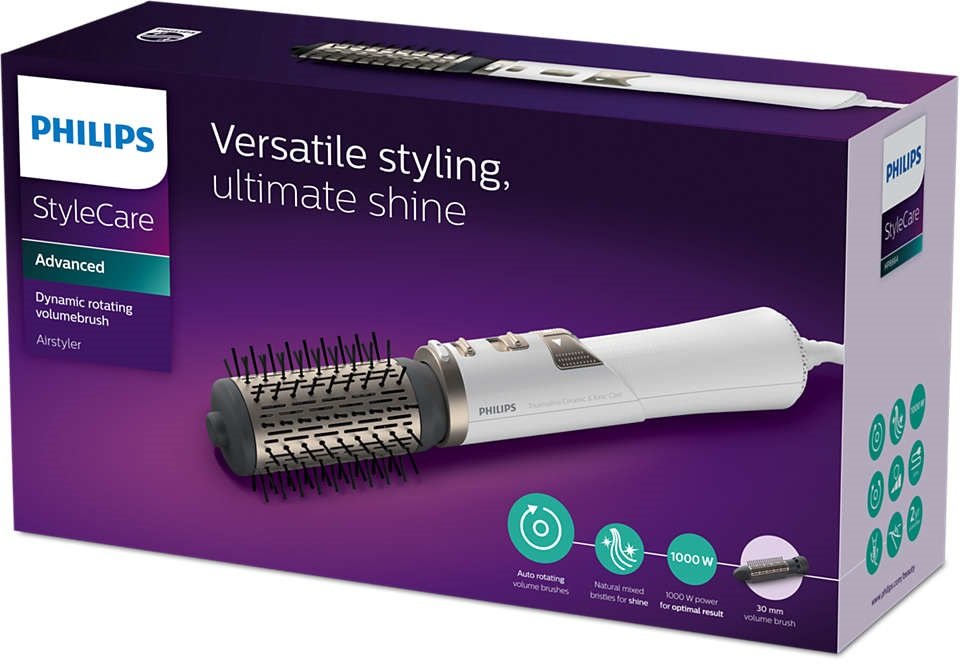 Suszarko-lokówka obrotowa PHILIPS Dynamic Volumebrush HP8664/00 ...