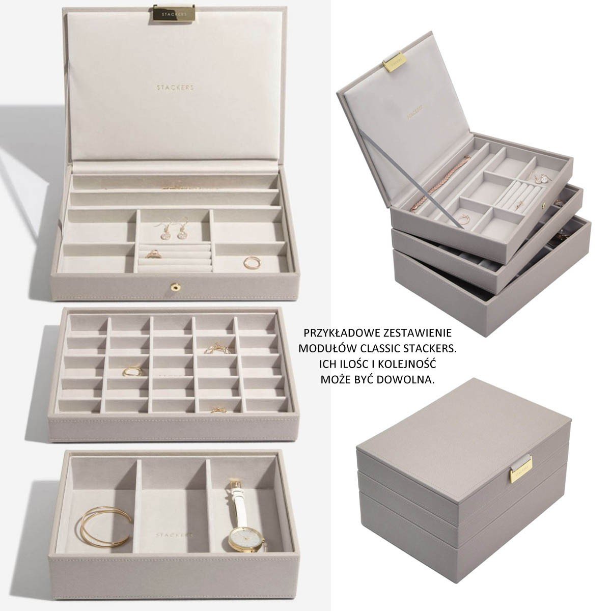 Stackers beige (Oatmeal) portagioie Pod