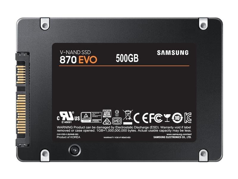 samsung ssd 870 evo sata iii 2.5 500gb